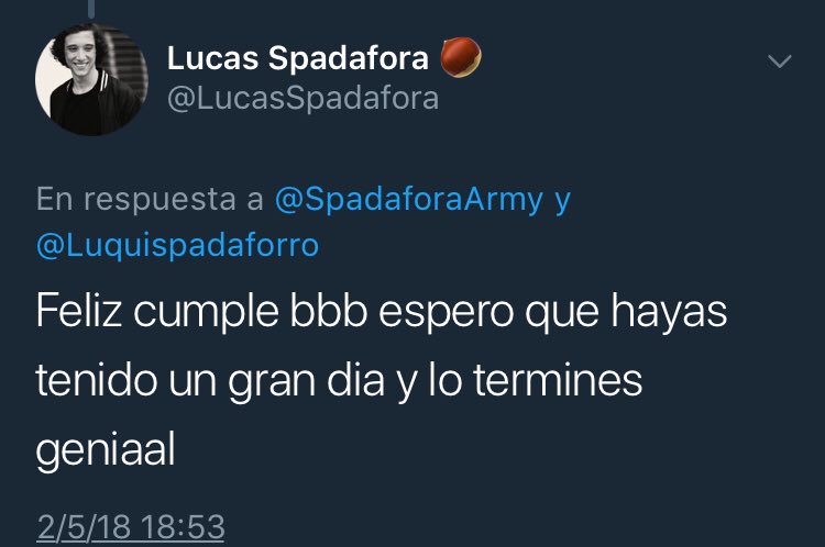 Luquispadaforro's tweet image. Simplemente gracias ❤️ @LucasSpadafora