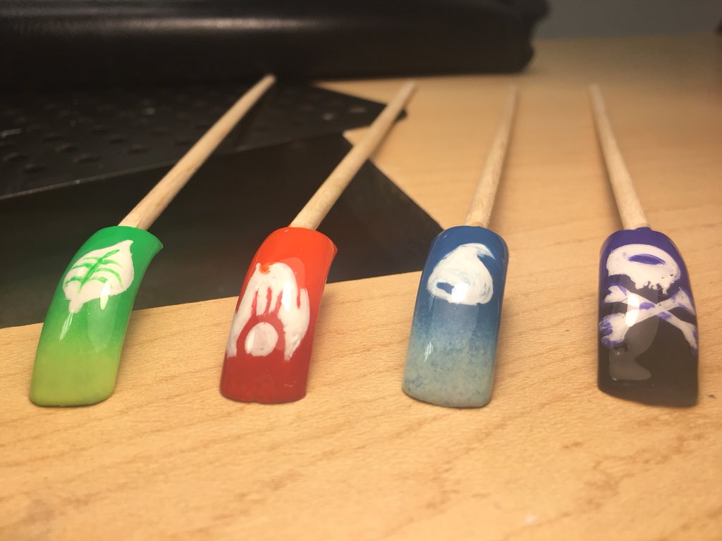 KirkwallDesign's tweet photo. Some #Pokemon nail designs!!!!! https://t.co/nIyWxxG78d