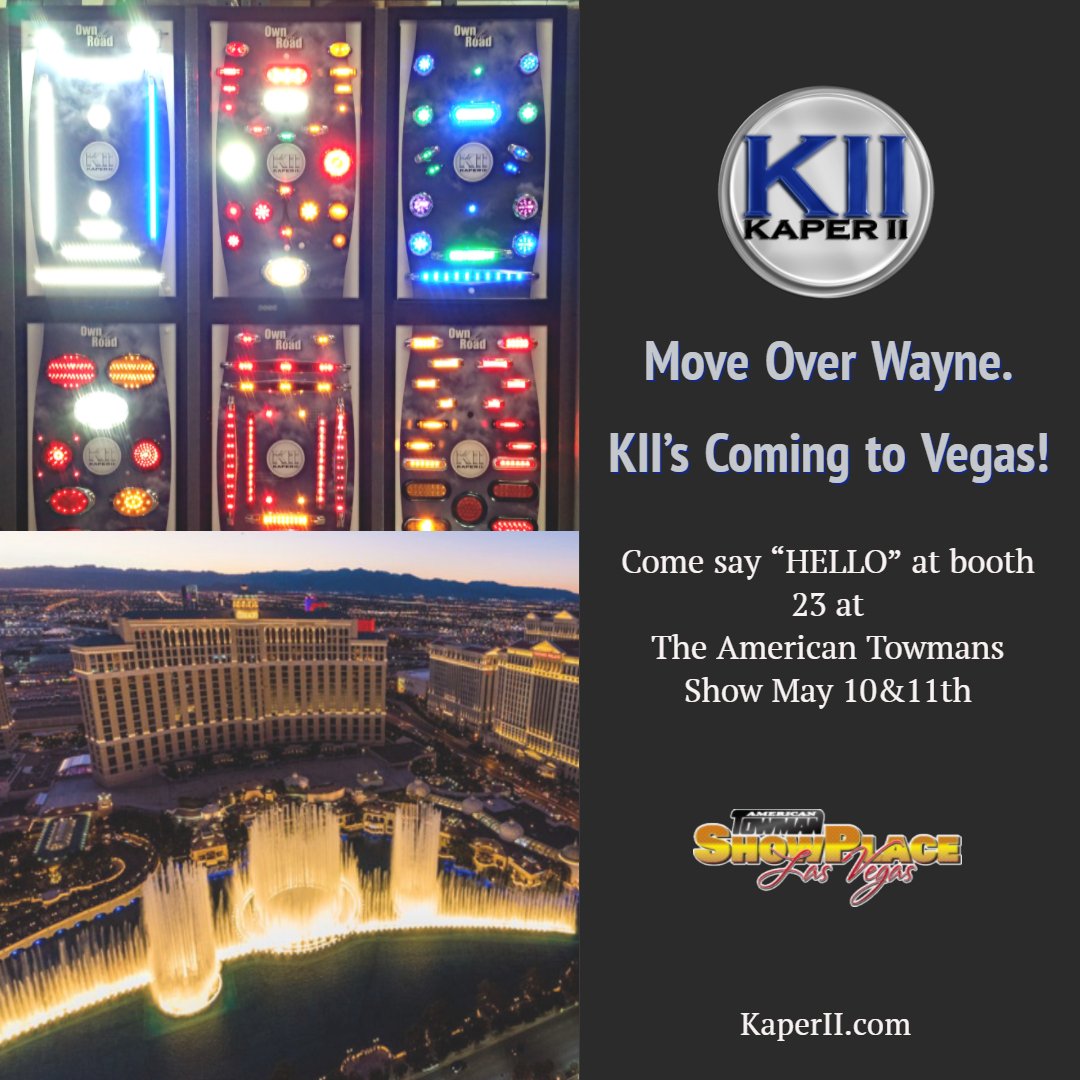 Kaper_II's tweet photo. @AmericanTowman  May 10 &amp; 11th in Booth # 23. Come check us out and say hello! https://t.co/rRJ6PpAqVI
