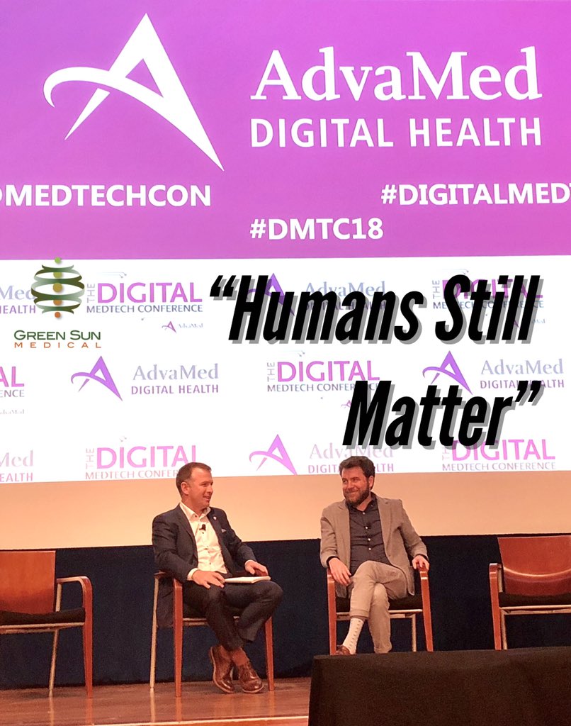 dynamicbrace's tweet photo. Interviewing Cameron Murray PhD from @Cognizant during #dmtc18. When designing medical devices like a dynamic #scoliosis brace or a digital health solution, we must always remember that there are people with lived experiences, not just a patient with a disease. https://t.co/PzP7IonPhV
