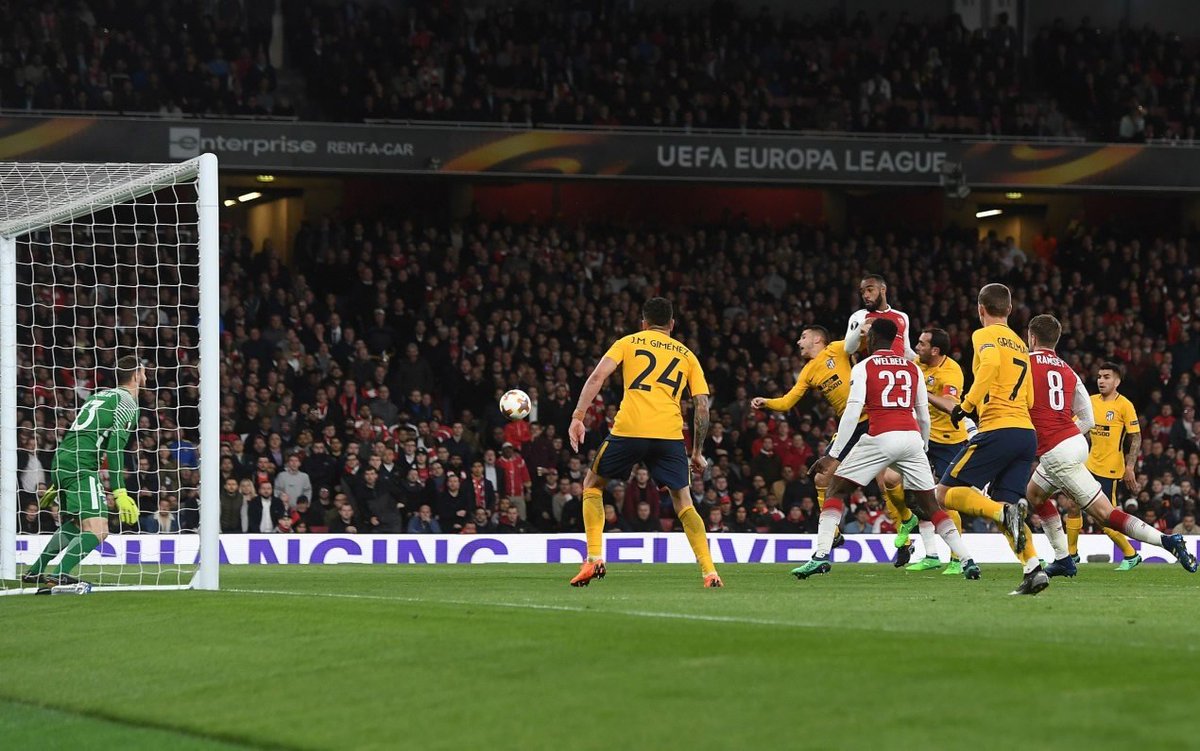 Ten-men Atletico hold Arsenal to 1-1 Europa League draw dlvr.it/QRYRZl