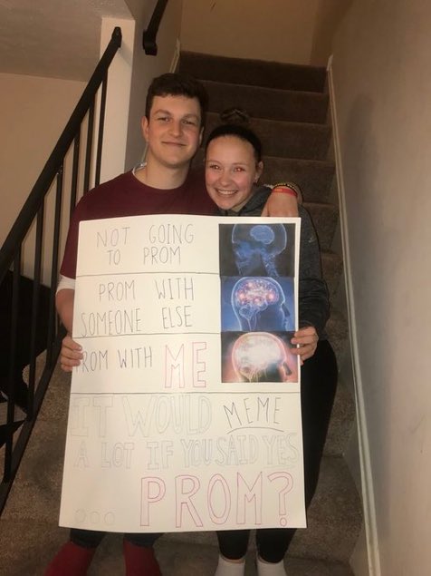BBHHSProm2020's tweet photo. @cowenm20 @JuliaFeder have the best night with lots of memes!!! https://t.co/TDKhvRFvaG