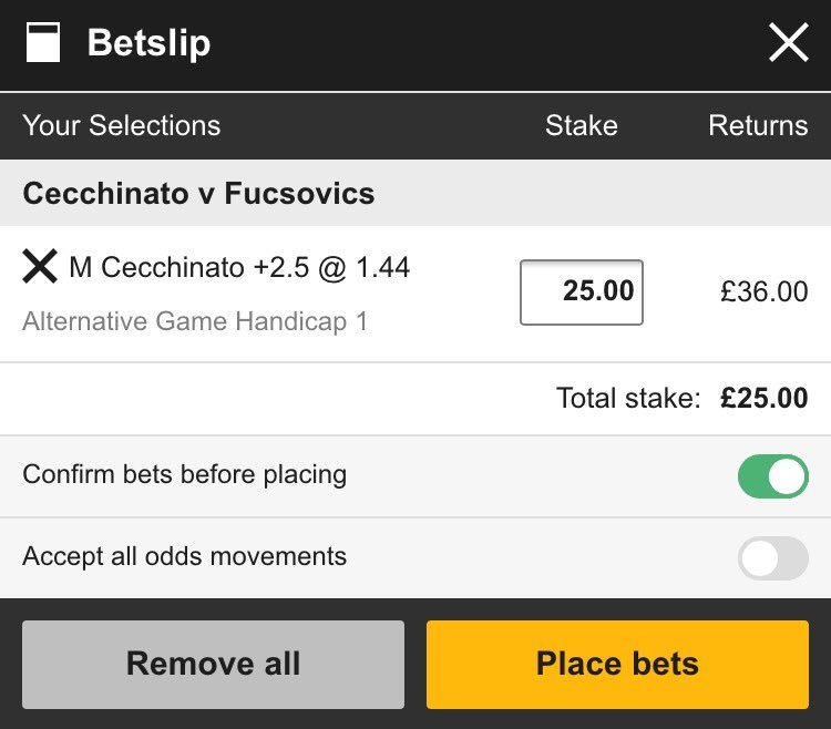 GamblingGrad's tweet image. 💰BET 1 £25-£1000 CHALLENGE 💰

Betfair

🎾🎾🎾 ATP Munich

Odds @1.44!

£25 returns £36! 💰💰💰