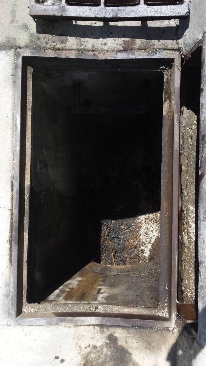 GreenwoodGov's tweet photo. Someone put cooking grease down the storm drain at @greenwoodgov Westlands Park.....Really? Don't you know what goes down here ends up here... #ProtectOurWater #illicitdischarge #stormwater #educate https://t.co/pXUPWQgwBR