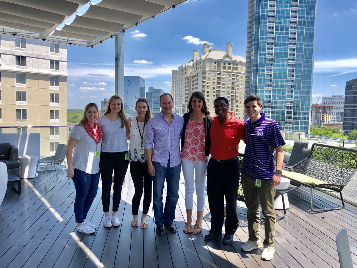 saffleck92's tweet photo. “I didn’t let my career happen to me, I made conscious choices. I focused on the best in my skill set and believed I could do it.” @TeamRigor advisor @edwinmarcial19 shared his success story over a rooftop lunch @atlantatechvillage today. https://t.co/Gd8VQD2Ur1