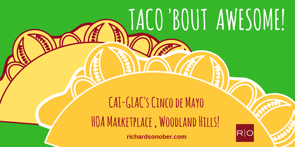 ROAttorneys's tweet photo. Did someone say early Cinco de Mayo? Count us in! We'll see the #SFV @caiglac folks tomorrow night! Be sure to stop by and say hello, find out the 5 Reasons to #GoWithRO! @CAIsocial https://t.co/QvNSJQZMnF https://t.co/XW67Xet2jX
