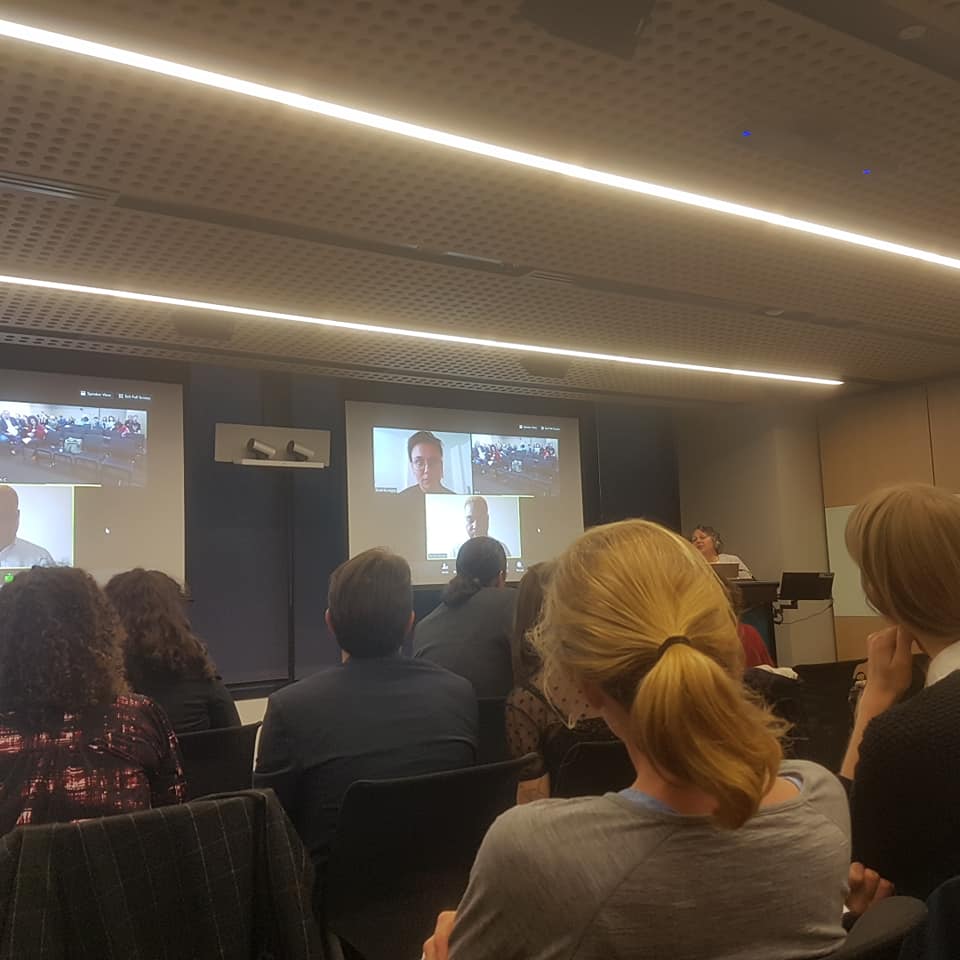 SSNDeakin's tweet image. Brilliant launch of The Posthuman Glossary last night with Rosi Bradotti Eben Kirksey @elizabethnlara @stevermentz Goda Klumbyte Ramon Amaro Patricia MacCormack @SerpilOppermann Brett Neilson. thanks @ameliajohns13 for pics!
#posthuman #feministSTS #Braidotti