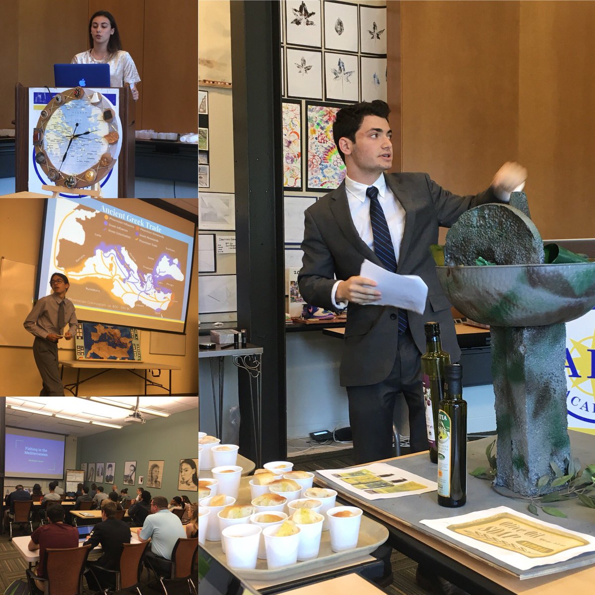 AIMSchoolCGL's tweet photo. Another excellent day of Greece Capstone Presentations!! @AIMSchoolCGL @AIMSchool #authentictranslation #interdisciplinarylearning @AimCGL https://t.co/JNaeLLW5ue