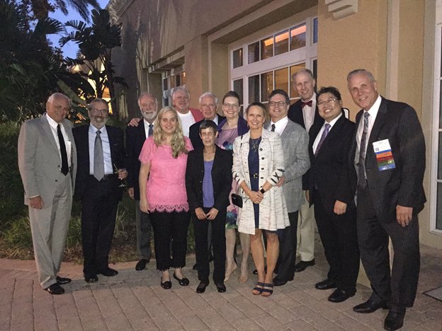 ASBrS's tweet photo. @ASBrS Past Presidents Celebrating Another Great Year! #ASBrS18 https://t.co/BrnTTaxzdA