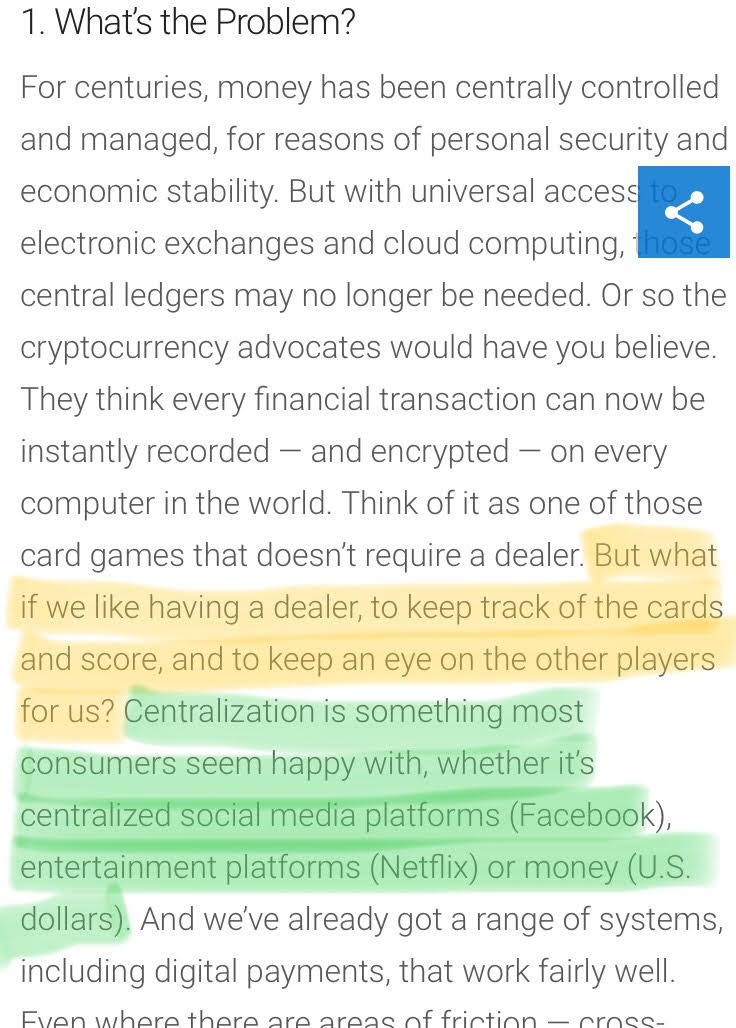 annebloc's tweet photo. Saw this article on the front webpage of Royal Bank of Canada today. Good luck convincing people with that! #bitcoin #cryptocurrency #decentralization https://t.co/Il5UlYBvBU