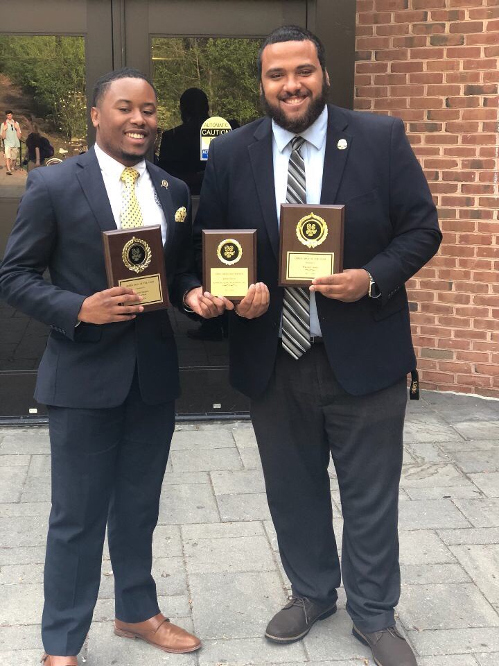 MuRhoAlphas's tweet image. The Mu Rho Chapter takes on Towson Greek Awards. 🤙🏾

Most Improved Chapter: 2017-2018✔️

Greek Men of the Year: 2017-2018✔️

Congratulations to Bro. Maconel James and Bro. Malachi Sheppard