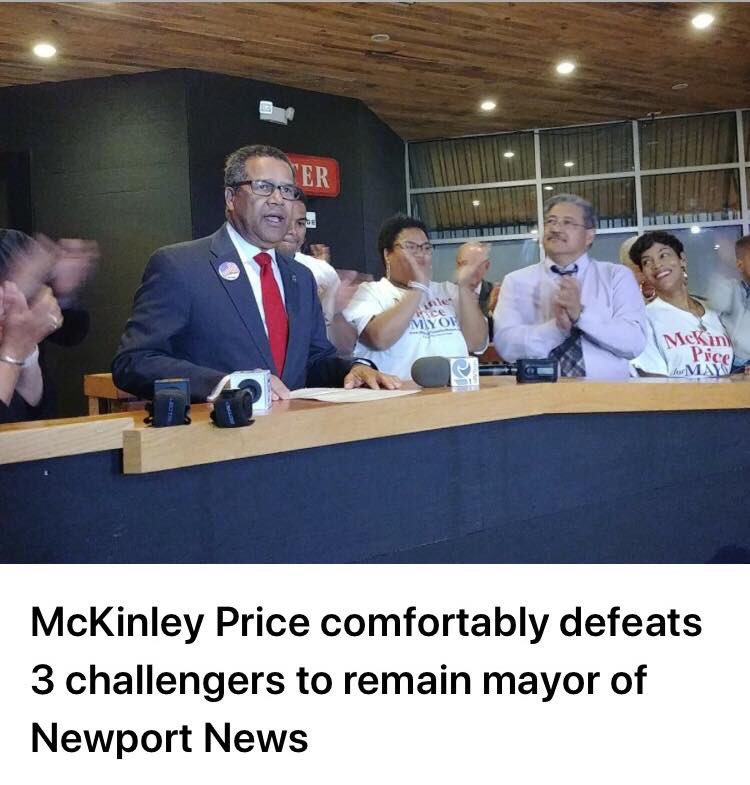 MayorPriceForNN's tweet photo. We began this journey so I could continue #FightingForYourFuture - We shared a vision of creating jobs, building safer neighborhoods, &amp; strengthening our schools. I am so grateful that #NewportNews shares this vision w/me. I am honored to continue to serve as your Mayor. https://t.co/hZF3YzY5tY