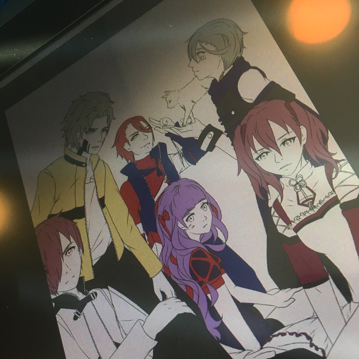 Elysian_Field6's tweet photo. Getting the final illustration page finished for my comic since the printer setting’s for pages only have 24 or 28, and i currently have 26!! ~ shiro #mangaka #londonmcm #anime🌸 #animegirl #japan #manga #anime #cute #ishinokokoro #animeboy #anime #demons #curses https://t.co/Us0JvIU6HC