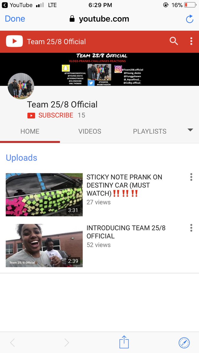 team258_'s tweet photo. LIKE ,COMMENT &amp;SUBSCRIVE TO OUR CHANNEL ❗️@YouTuberGainz @YouTuberGainz @ShoutGamers @ https://t.co/4HjF2crPMe