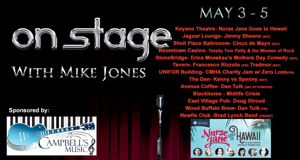 Amazing to see so much LIVE entertainment in #YMM this weekend

-Mike Jones