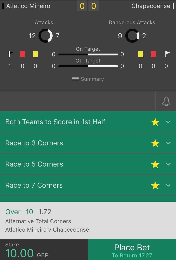 GamblingGrad's tweet image. Bet 365

In play bet! 

Over 10 corners 🏐🏐🏐

Odds @ 1.72! 💰💰💰