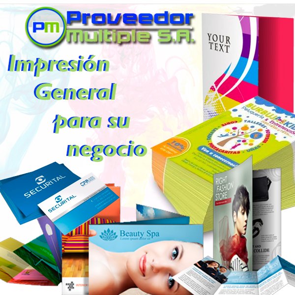 ¿Necesitas tarjetas de presentación, volantes, folletos para dar a conocer tu negocio? Nosotros te lo imprimimos y a precios inigualables. Contáctanos a proveedormultiplesa@gmail.com