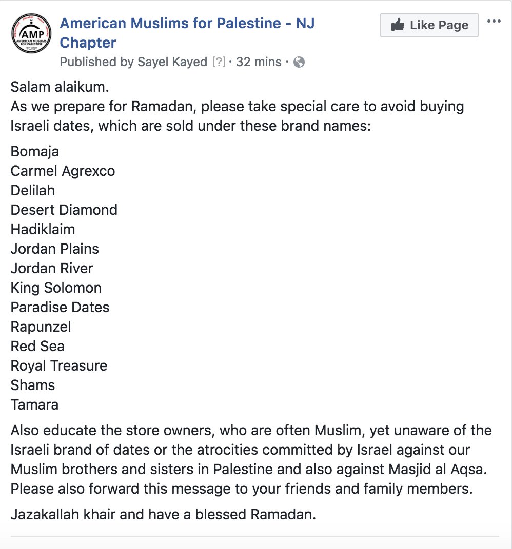 AMPNJ's tweet photo. Very important reminder for this Ramadan. https://t.co/1QDSNh5ef1