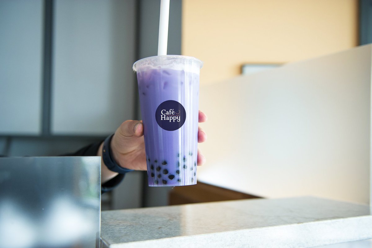 cafehappykirk's tweet photo. Taro Milk Boba Tea 😍

#Kirkland #Boba #CafeHappy #BubbleTea #SeattleFoodie https://t.co/GqE4MItoHr