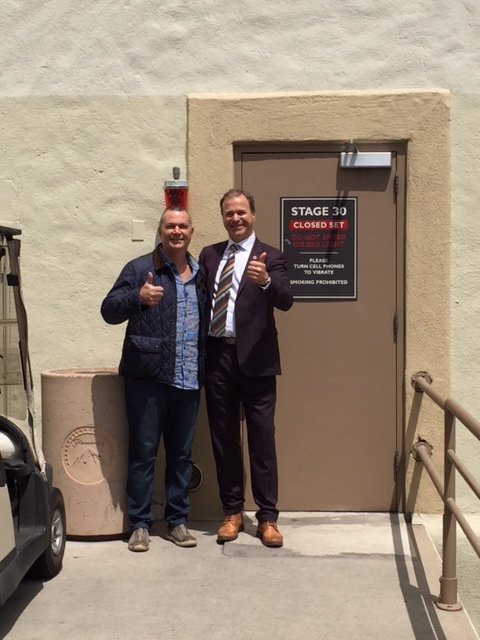 TPI_Inc's tweet photo. TPI Vice President, Giles Raine with Dr. David Ghozland on set filming an impressive new television piece! Stay tuned for air date! @davidghozlandmd #filmingday #paramountpictures #theprofessionalimage #hollywood #mediapublicity https://t.co/D3Rbz5UsvB
