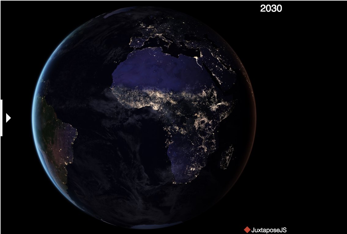 ProjectTsehigh's tweet photo. Night sky over Africa if all had affordable, reliable, sustainable and modern energy by 2030 💡🔌🌍
.
.
.
#sustainability #renewableenergy #electricity #electrification #accessibility #Africa #night #sky #light #power #givepower #sustainable #light #projecttsehigh #PjT https://t.co/mkIBUvHycP
