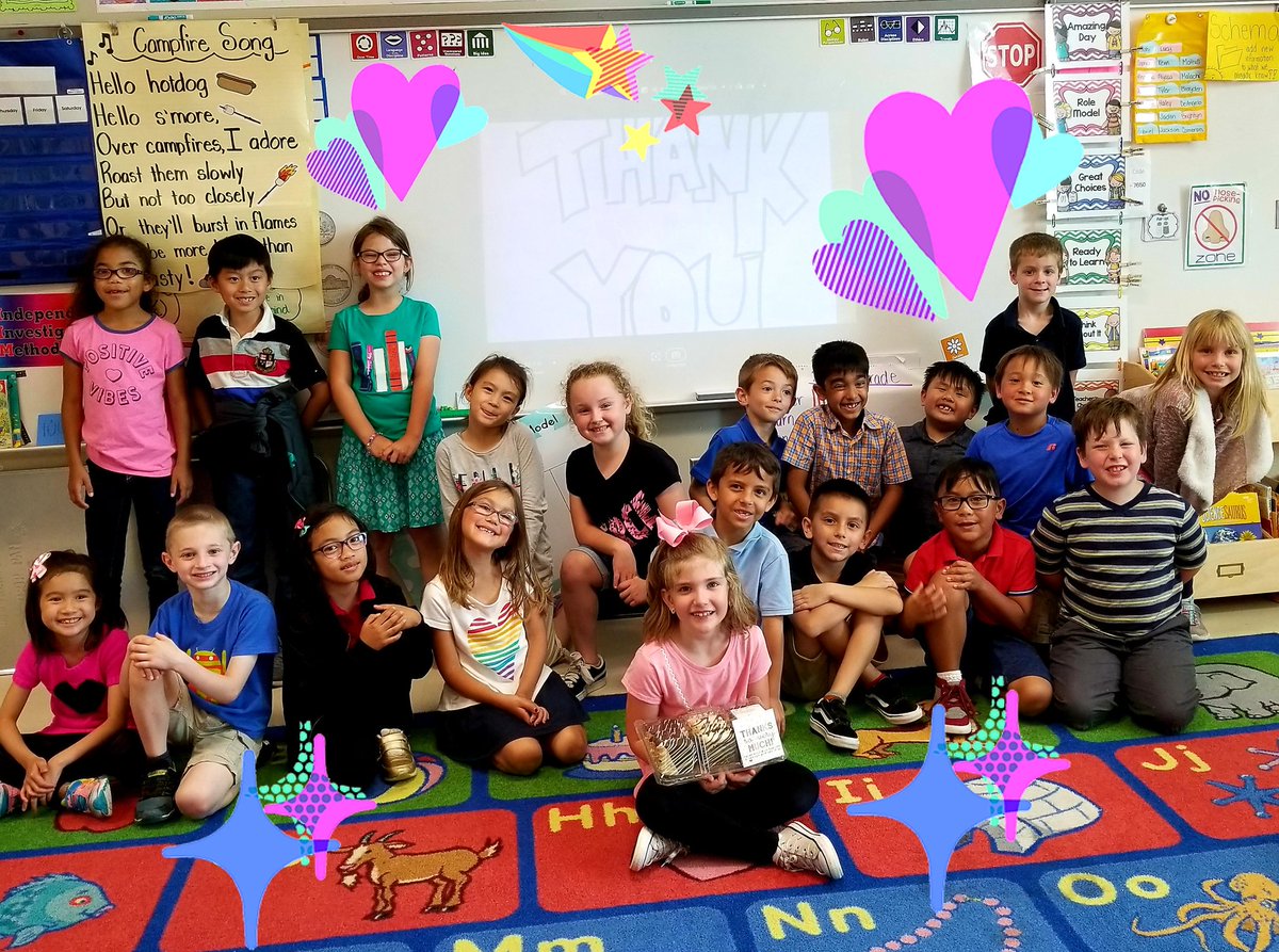 DukeParade1's tweet photo. We are very thankful for all the people that support our students. Our class brought cookies 🍪 for @DukeElem custodians! They make our school shine.🌺 https://t.co/9NElOVp7hY