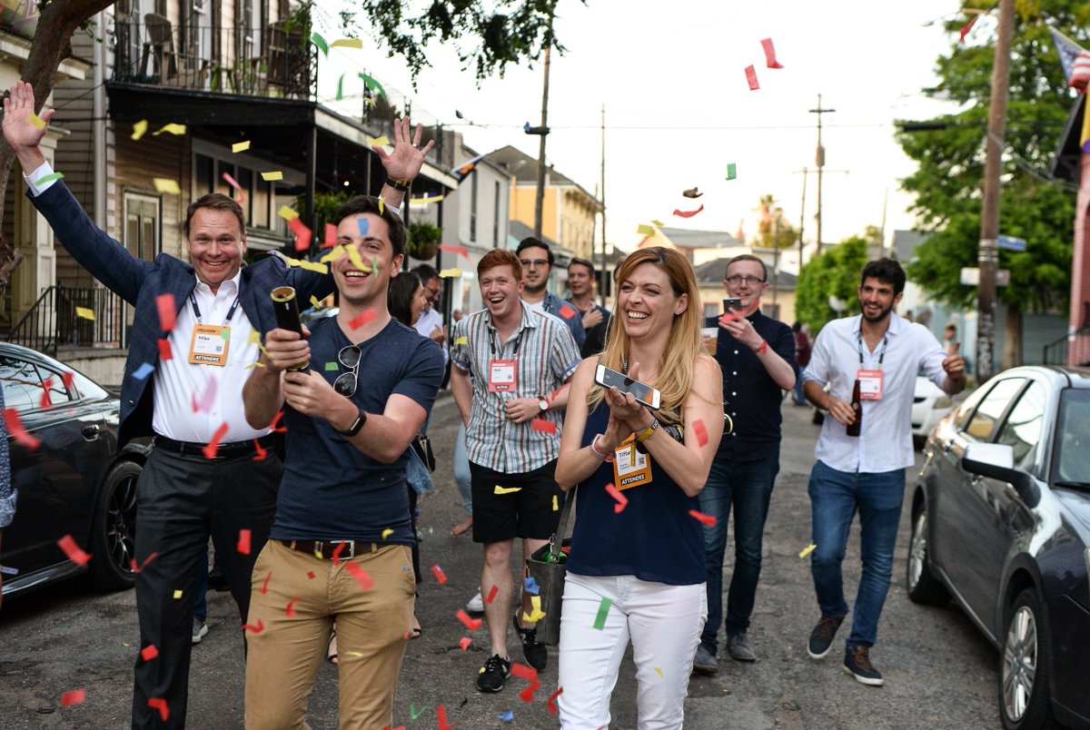 Another great day at #CollisionConf - but you weren't thinking of sleeping were you? 🤔
 Get ready for #NightSummit ✨ #NOLA