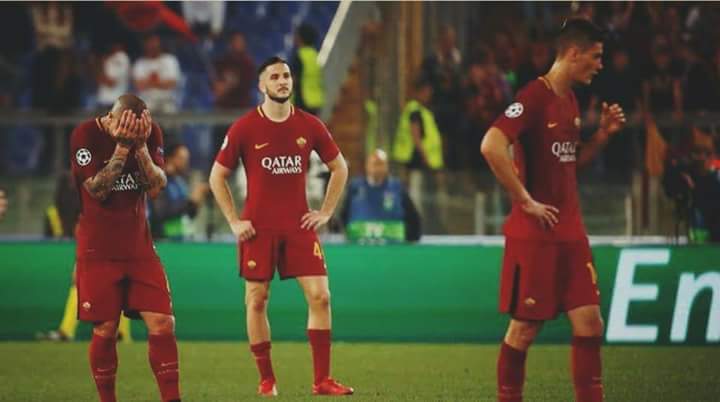 نهاية جميلة أيها شجعان شكرا جزيلا لكم  sempre con voi Roma 👊✊💪