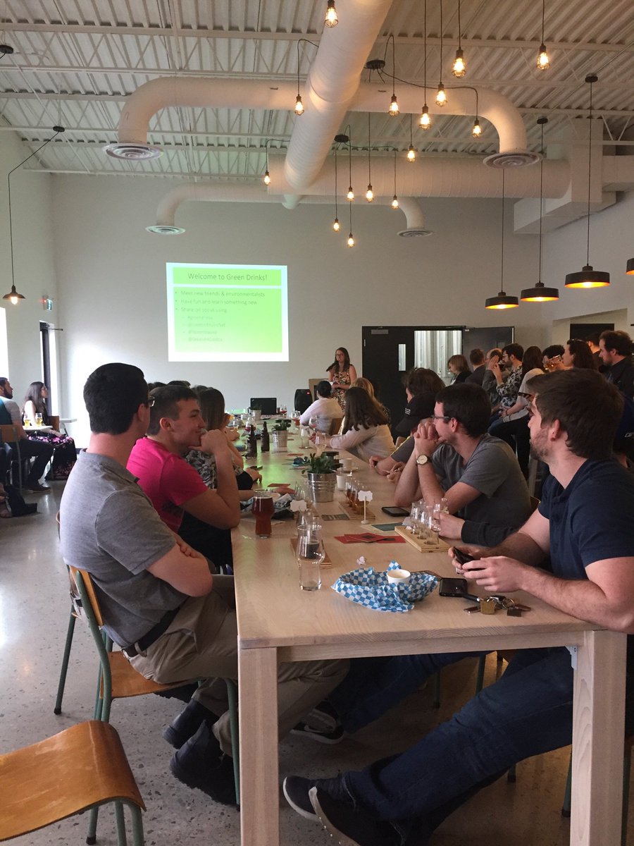 LDREC's tweet image. Attending the @LondonEnviroNet @GreenPACdotca #greendrinks mixer at @stormstayed brewery on Wharncliffe St #LdnOnt