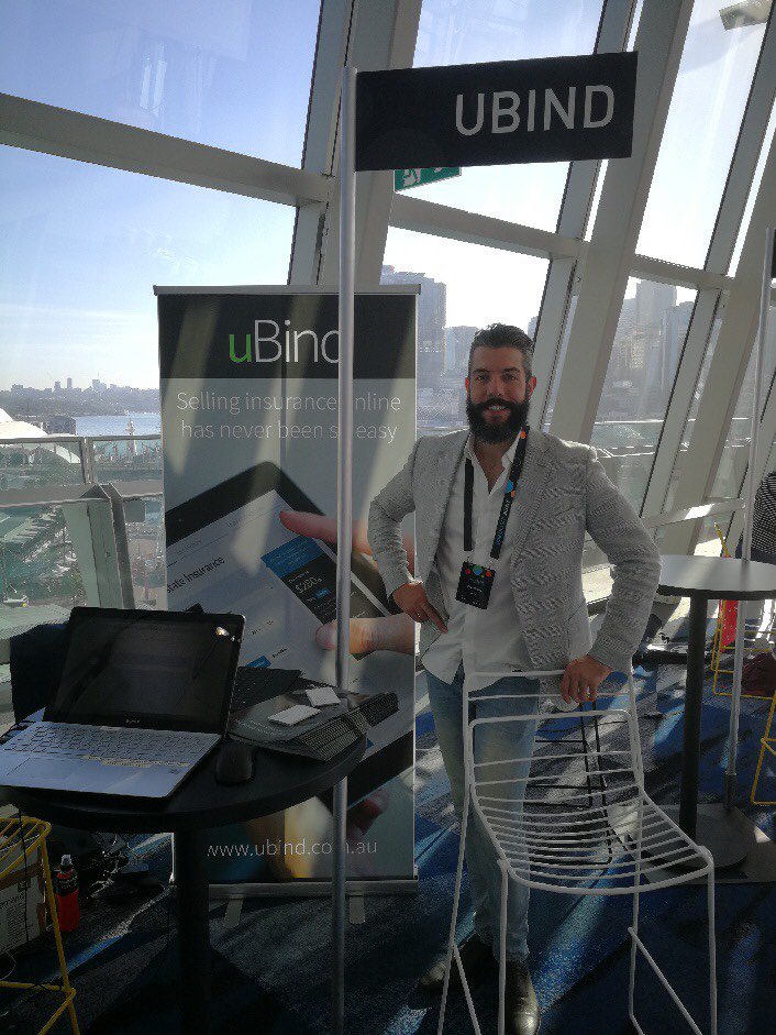 uBind_Global's tweet photo. Head down Insurtech Alley and meet the team from uBind! We're at the @ANZIIF #InsurtechAU conference today in Sydney. Find out we can help your company quote, sell and distribute insurance online. https://t.co/se4if7KZAg