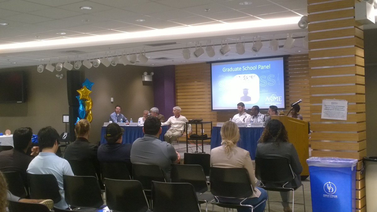 UDel_ASME's tweet photo. Forward Thinking event is off to a great start! It's not too late to check it out! Swing by Perkins West lounge to meet our wonderful panelists #asmedotorg https://t.co/AxZq7jZ2go