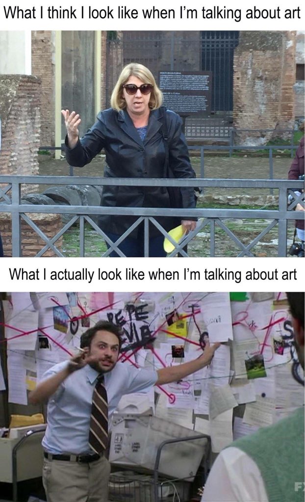 ashleygreer84's tweet image. 😂 #arthistorynerd