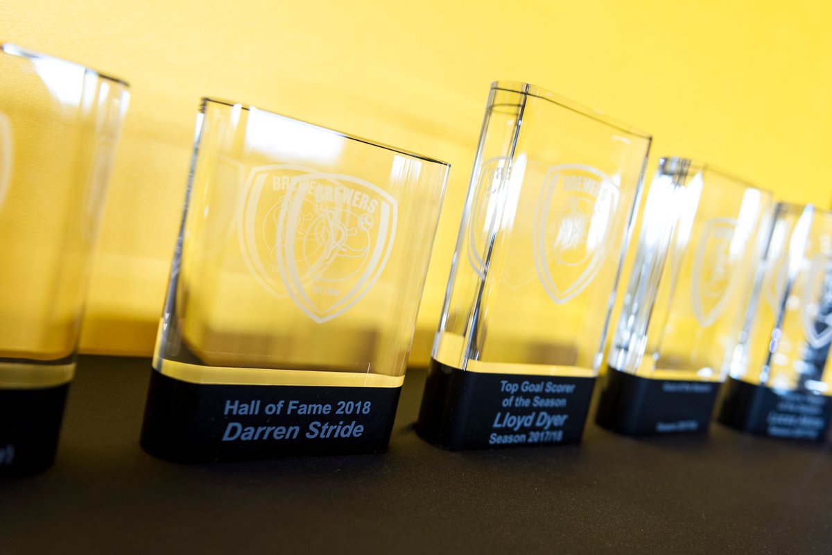 burtonalbionfc's tweet photo. Thank you to @MontroseCrystal for supplying the trophies awarded this evening!

#BAFCAwards https://t.co/ntlZk00ocp