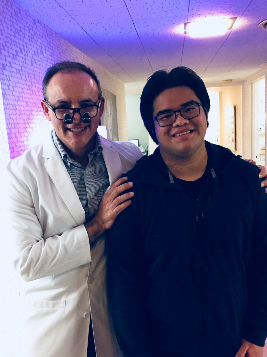 HymanOrthodont's tweet photo. It's Braces Off Day for Gilbert Mendivil, seen here with Dr. Hyman. What a great patient! https://t.co/089sP98bUQ