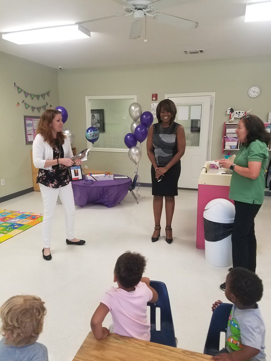 ChristyIvony's tweet photo. Today we celebrated our Teacher of the Year Mrs. Josie! She is an amazing teacher for our Early Preschool class and The Children's Courtyard 3066 is lucky to have her! @Childscourtyard https://t.co/LyqGryY3KS