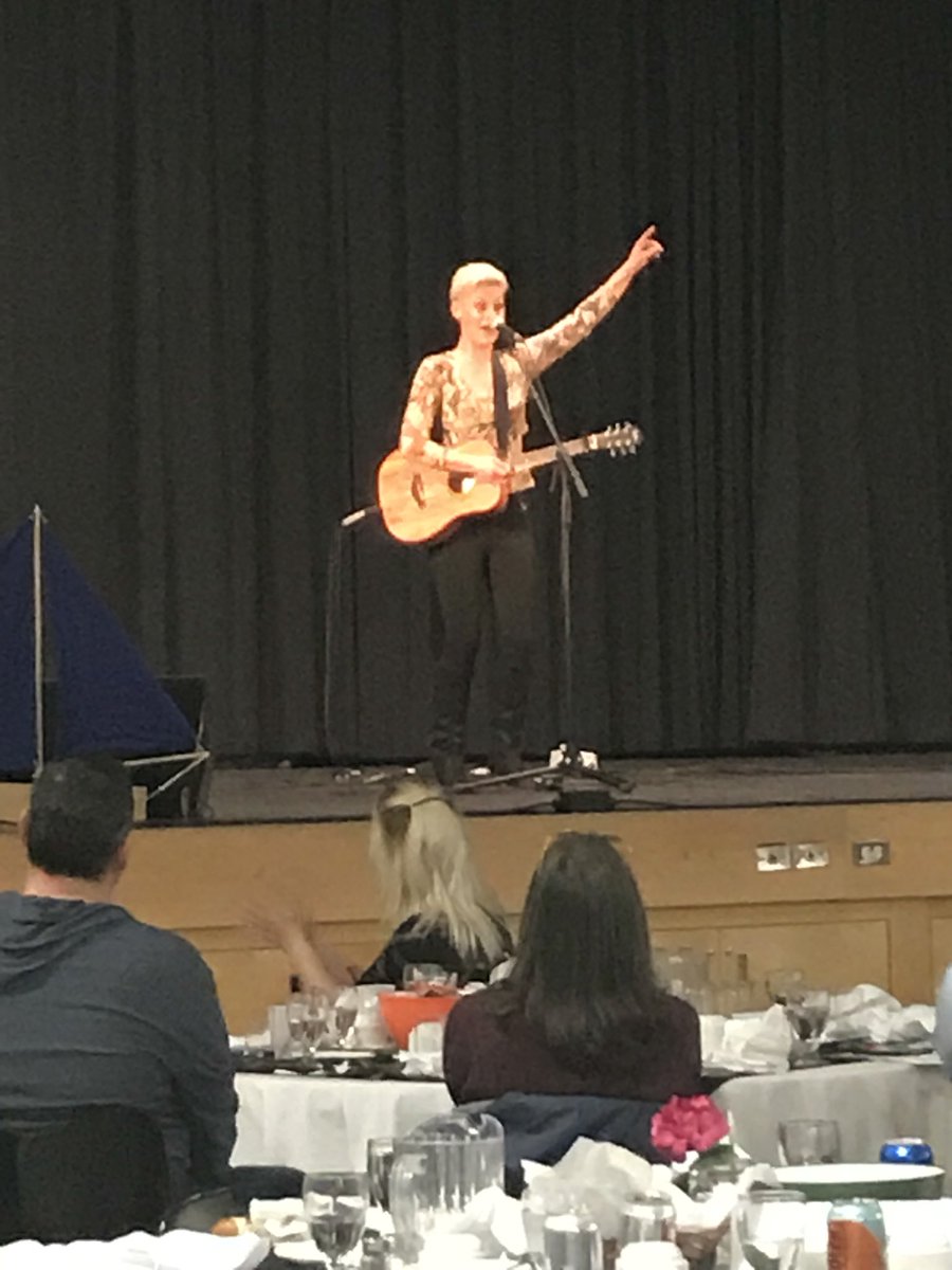 KimLedene's tweet photo. Thank you @TrinityBradshaw for sharing your story & music! #BGCC2018 #bgcalumni #clubkidforlife https://t.co/i0ESl91mYQ