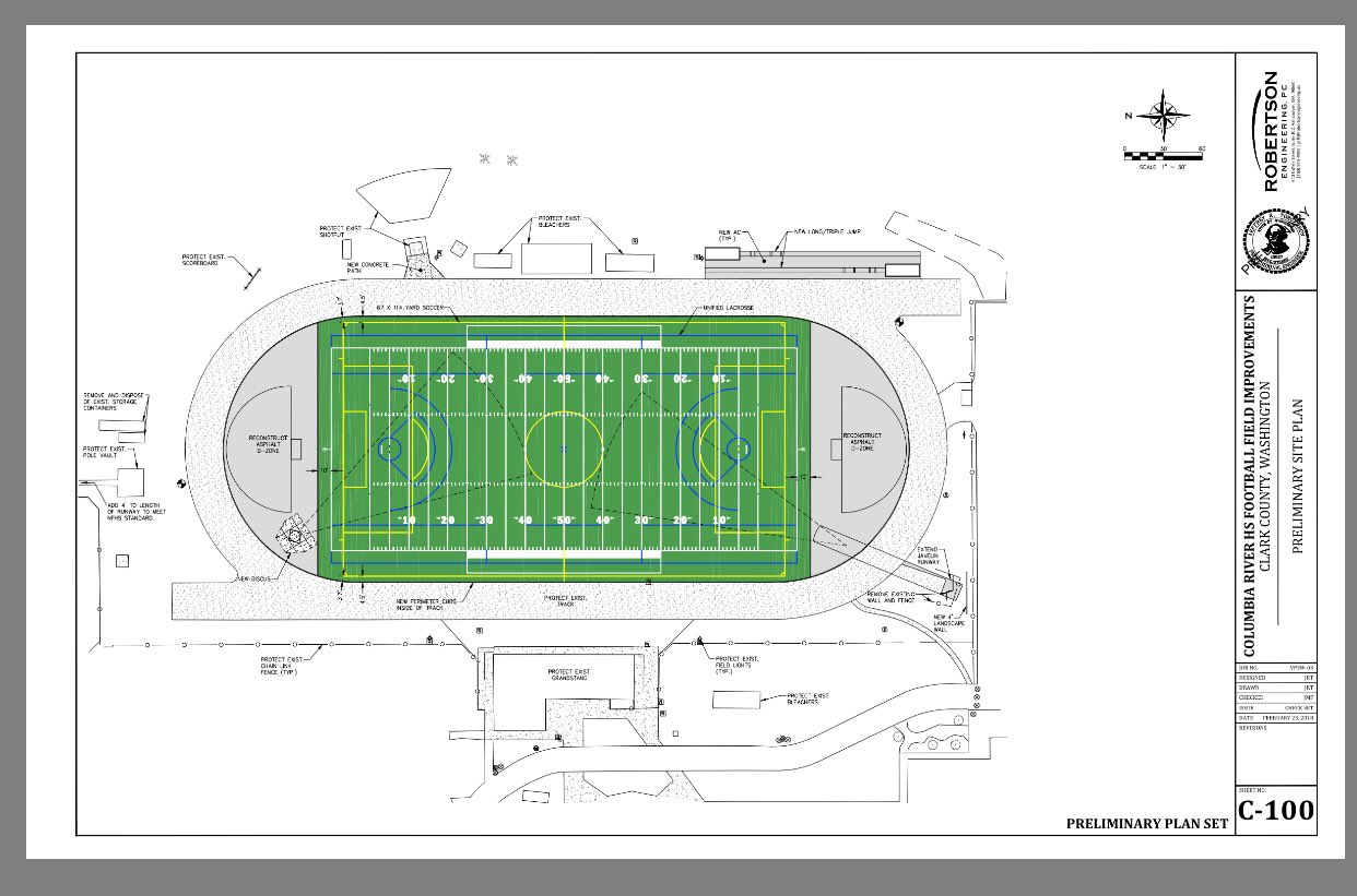 track and field dimensions