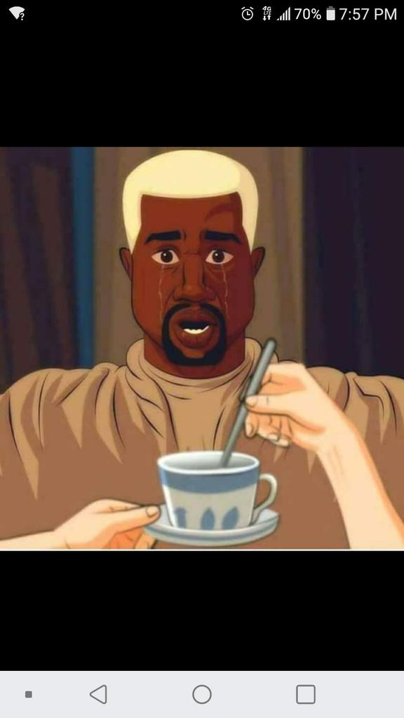 AlexCarthorn's tweet image. Get outta kanye