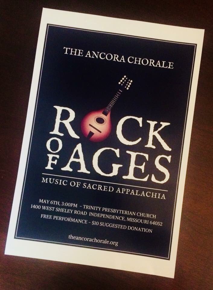On Sunday, our lead, Steven, will be performing with The Ancora Chorale for this show! It’s gonna be awesome.