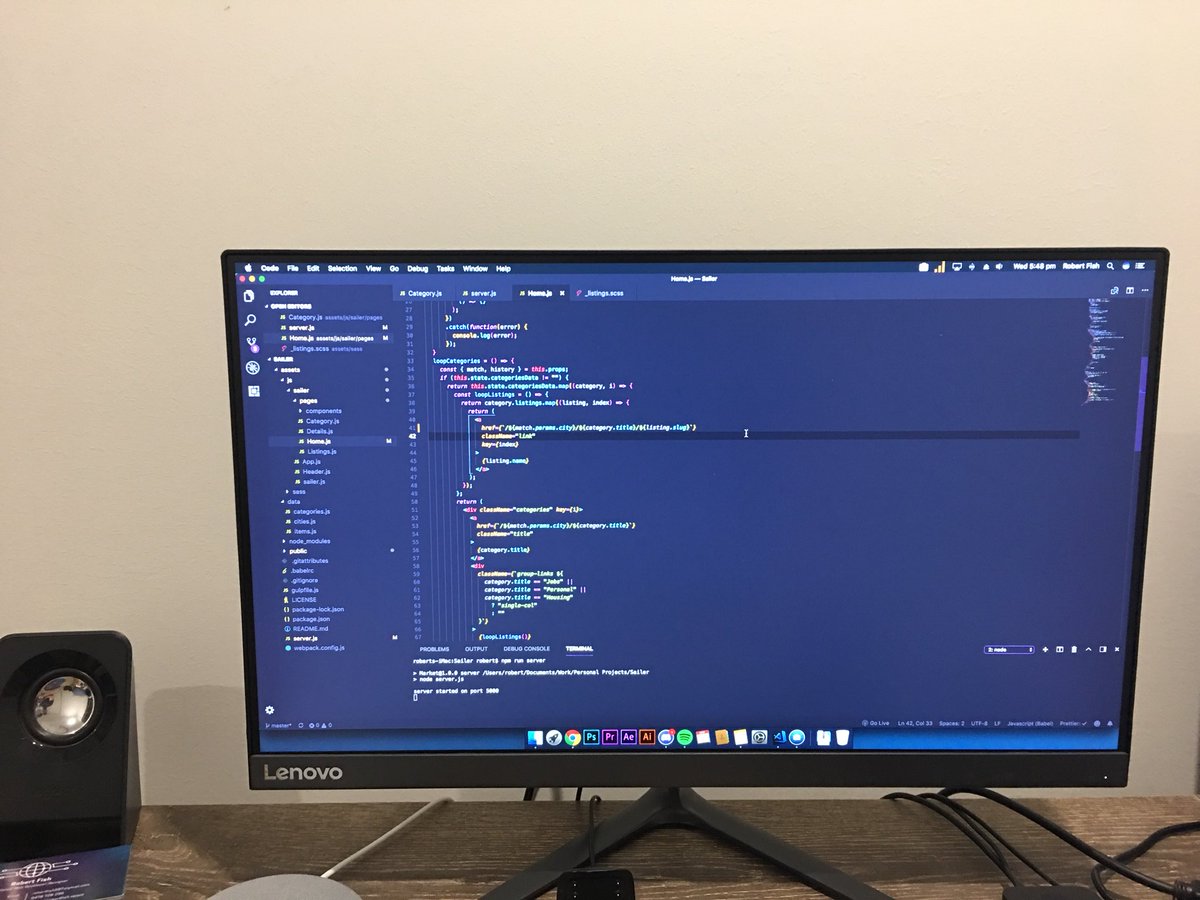realrobertfish's tweet image. It’s important to remember why you code? Why do you code?

#programming #php #code #learnCode #web #webdesign #webdevelopment #webdeveloper #software #softwaredeveloper #js #javaScript #java #python #css #react #reactnative #reactjs #angular #vue #ruby