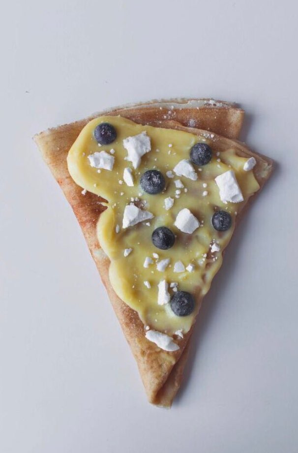 Hey folks! head over to our instagram and let us know what you think this crepe should be called 😍 #new #win #free #kawaiicrepe #lemon #freshblueberries #meringue