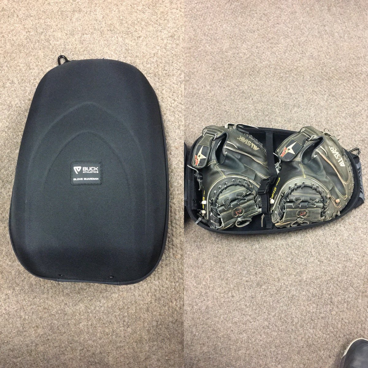 cplaia24's tweet photo. Shout out to @chad_eberhardt and @buckathletics for keeping these babies safe in transit this year. No more carrying them through the airport on my suitcase! https://t.co/XJTXDEzLfW