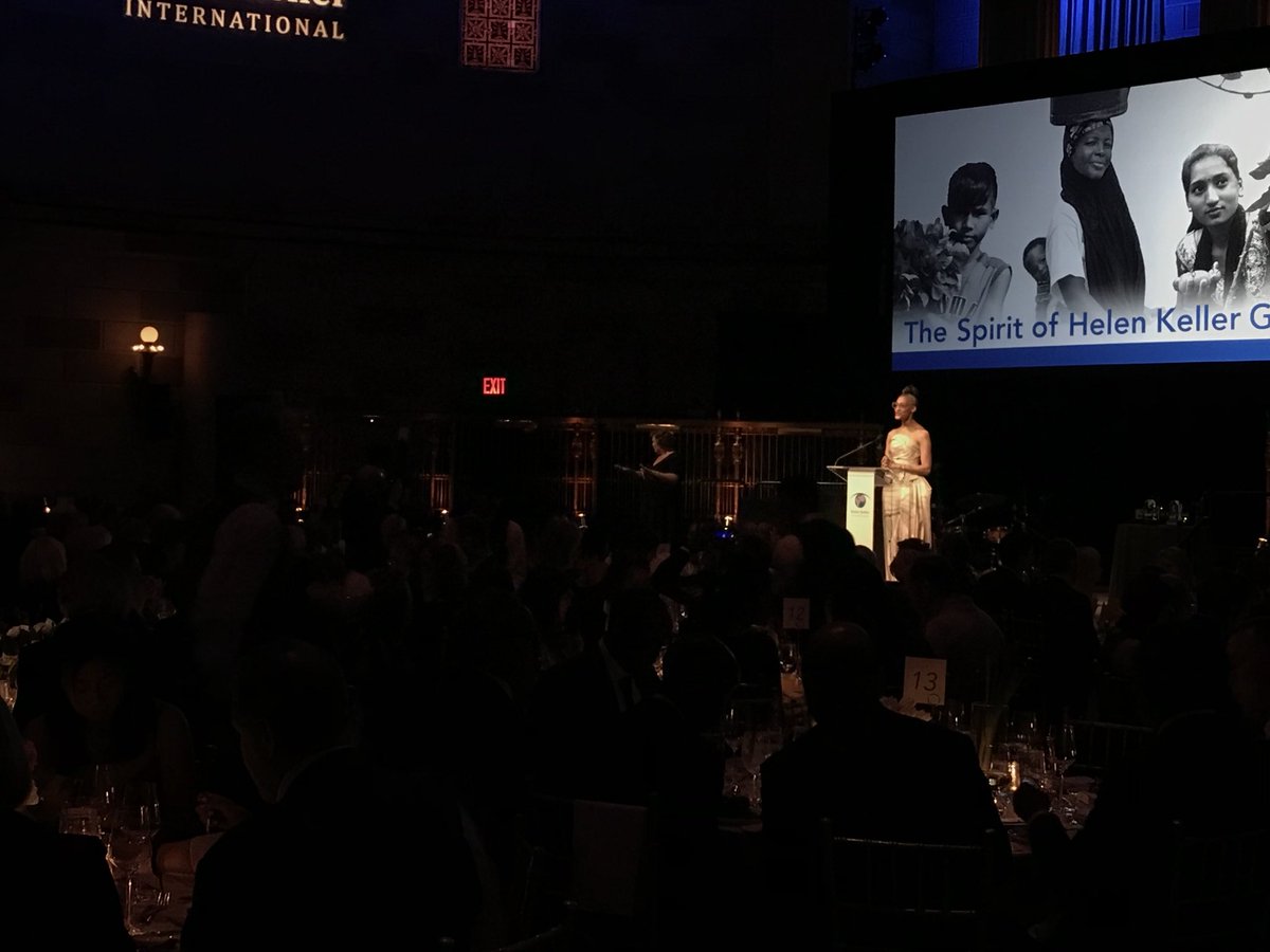 AdvanceNYC's tweet photo. @carlahall kicking off the @HelenKellerIntl #gala At @GothamHallNYC #galanight https://t.co/JajMJSijAl
