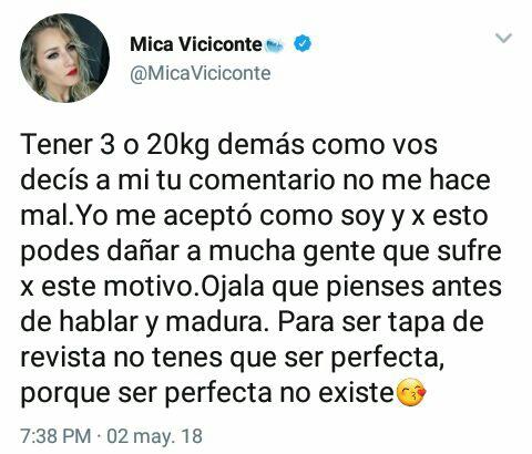 micamilife117's tweet photo. Ame La Cerrada de orto😌👏
@MicaViciconte https://t.co/DMig2zlrP6
