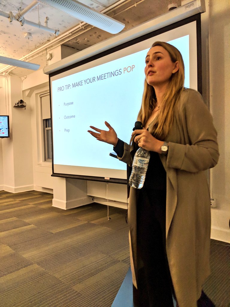 stephbaiocchi's tweet image. Do your meetings POP? include purpose, outcome and prep in all your meeting invites! @LindsayRegina @ChiAreaHUG #chihug #HubSpotUserGroups