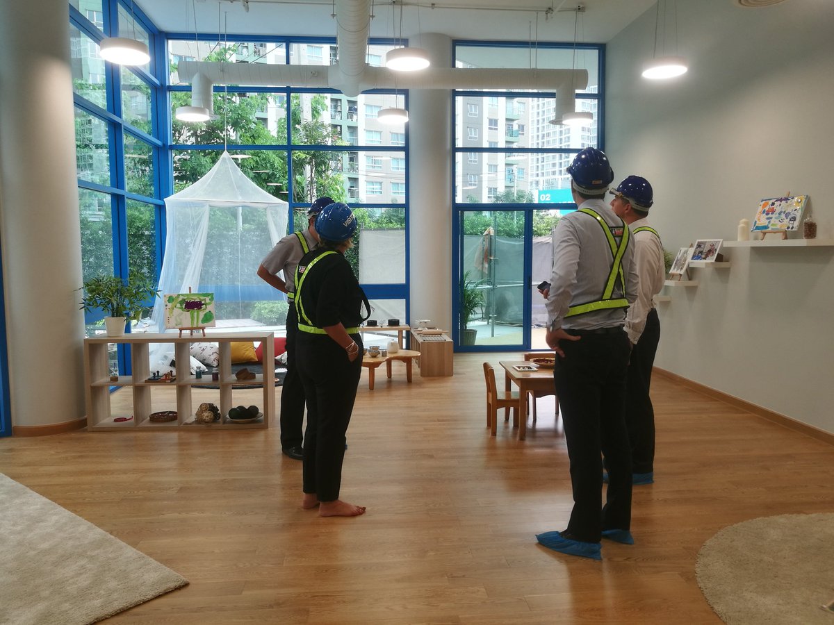 SHBriverside's tweet photo. Our three school principals got together last week to plan for the future and take a look round our new @SHBcitycampus which is nearing completion ahead of its opening in August this year #schoolstrategy #principals #WeAreShrewsbury https://t.co/FyXd1HNl6s