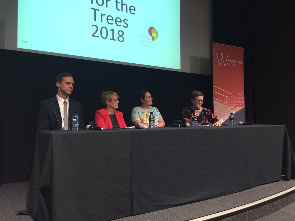 writingNSW's tweet photo. @henningsgaard @text_publishing @ByrneWenona @auscouncilarts Going Further Afield - opportunities in the US market. @henningsgaard Anne Beilby @text_publishing Kirtsty Melville @AndrewsMcNeel @ByrneWenona @auscouncilarts #fftt18 #sydneywritersfestival https://t.co/Gl23hbhTd3