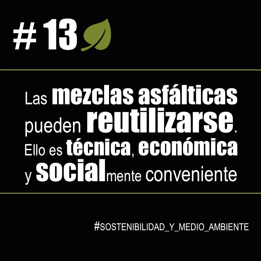 asefma_es's tweet photo. La reutilización de mezclas asfálticas es técnica, económica y socialmente conveniente (#AfirmacionesAsfálticas, https://t.co/Zrg4ADPN9Y) https://t.co/7qlYUdTUdy