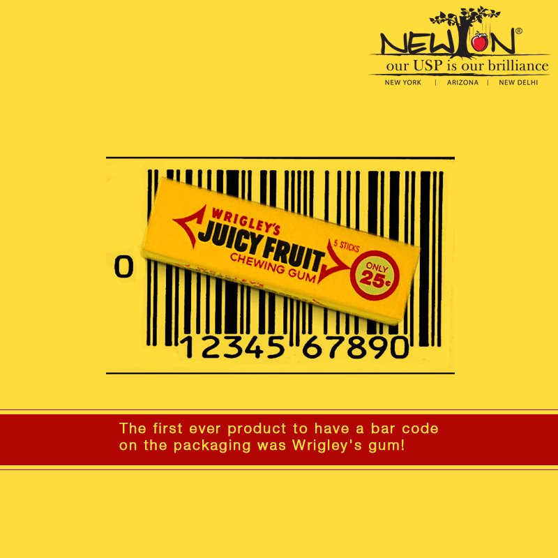 Newton Consulting on X: "Wrigley owned by Mars, Incorporated is the largest manufacturer and marketer of chewing gum in the world. Wrigley's gum was the first product ever to have a barcode