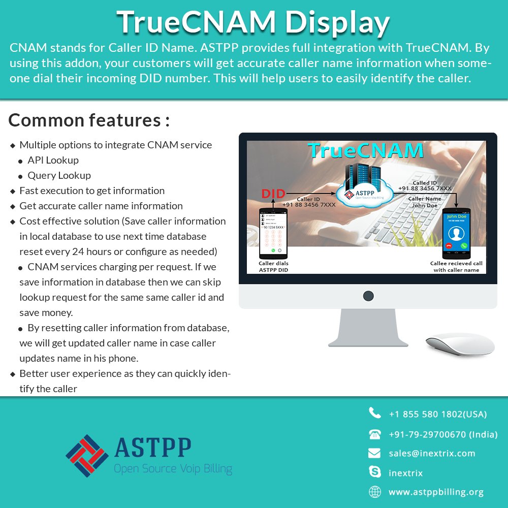 astpp_official's tweet photo. Read more: https://t.co/Pv7k3mawWt #TrueCNAM #ASTPPFeatures #FreeSwitch #VoIP #VoIPBilling #FreeSwitchBilling #SoftSwitch #AccountManagement #CallingCard #ASTPP https://t.co/4e2wyTKoda